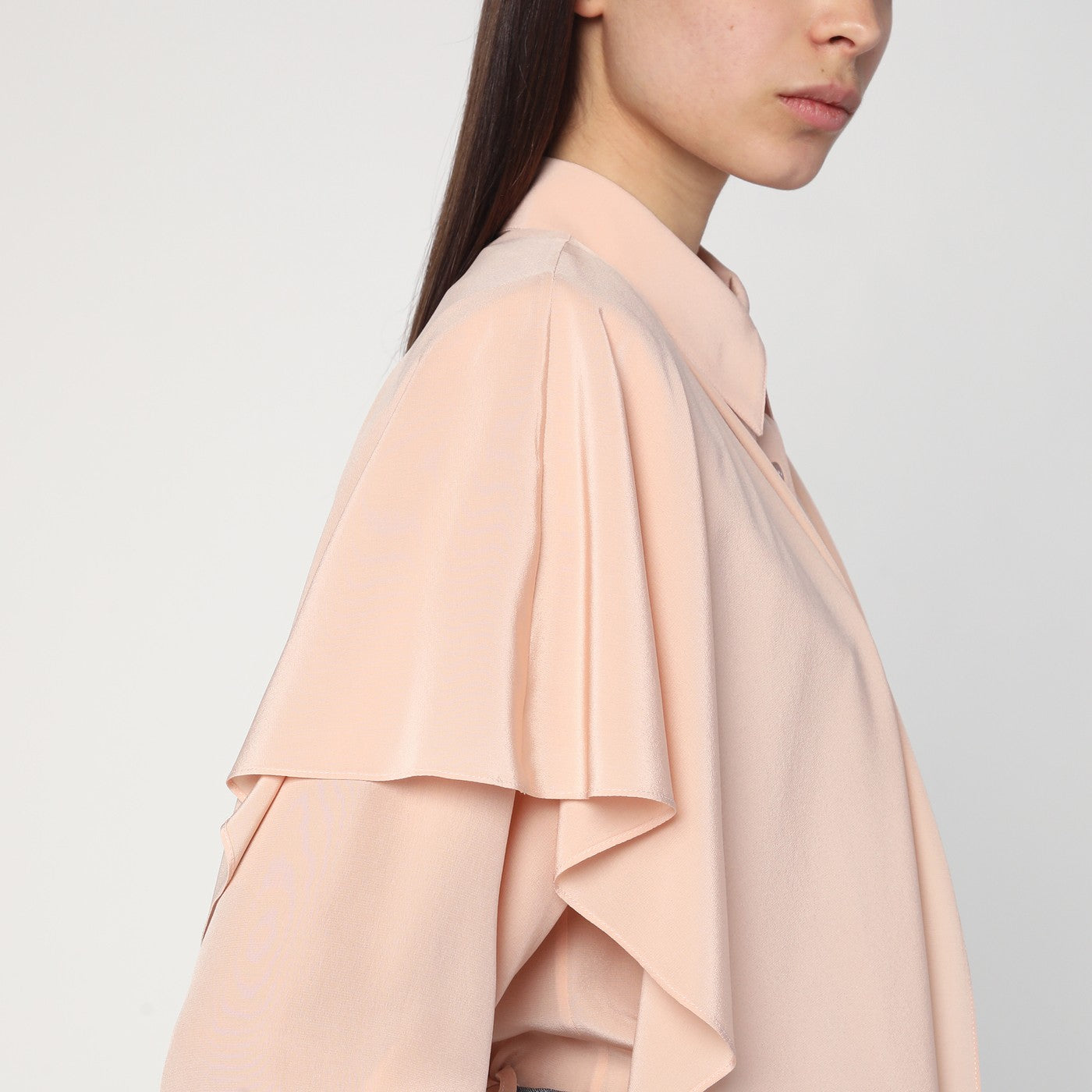 Stella Mccartney Pink Silk Shirt Women STELLA MCCARTNEY