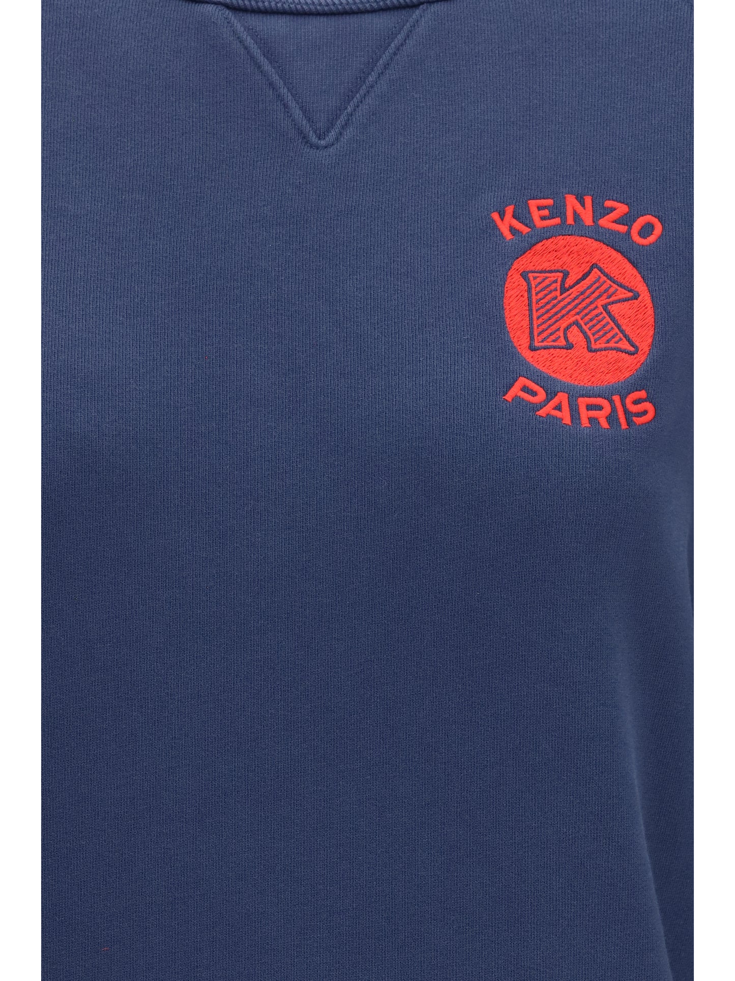 Kenzo Women Kenzo Paris Emblem Embroidered Cotton Sweatshirt KENZO
