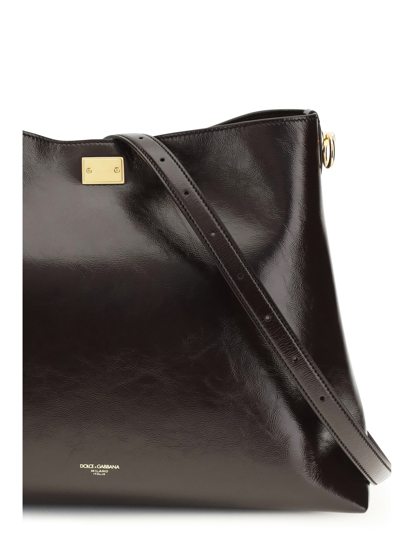 Dolce & Gabbana Women Large Vittoria Leather Shoulder Bag DOLCE & GABBANA