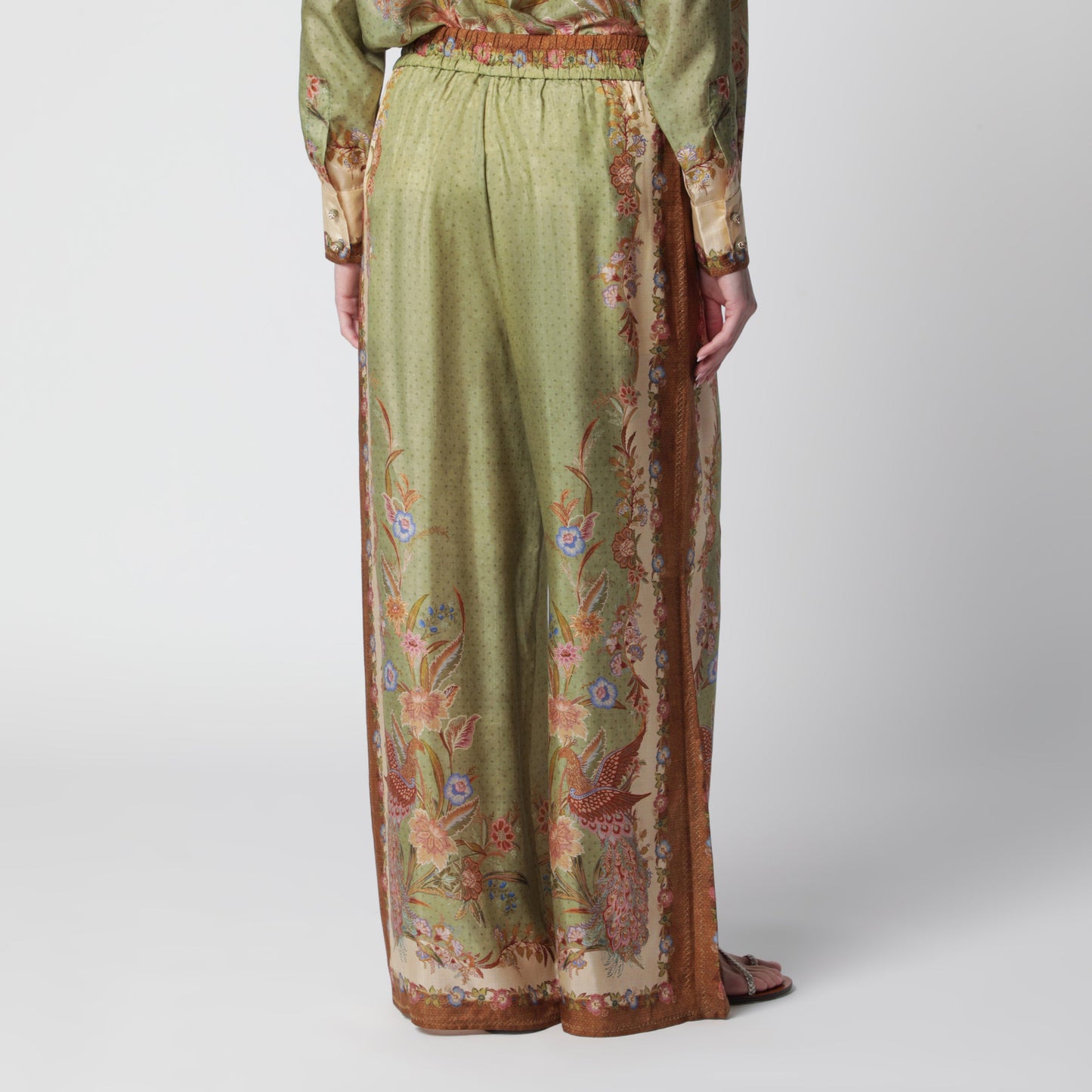 Zimmermann Indra Relaxed Trousers With Floral Print Women ZIMMERMANN