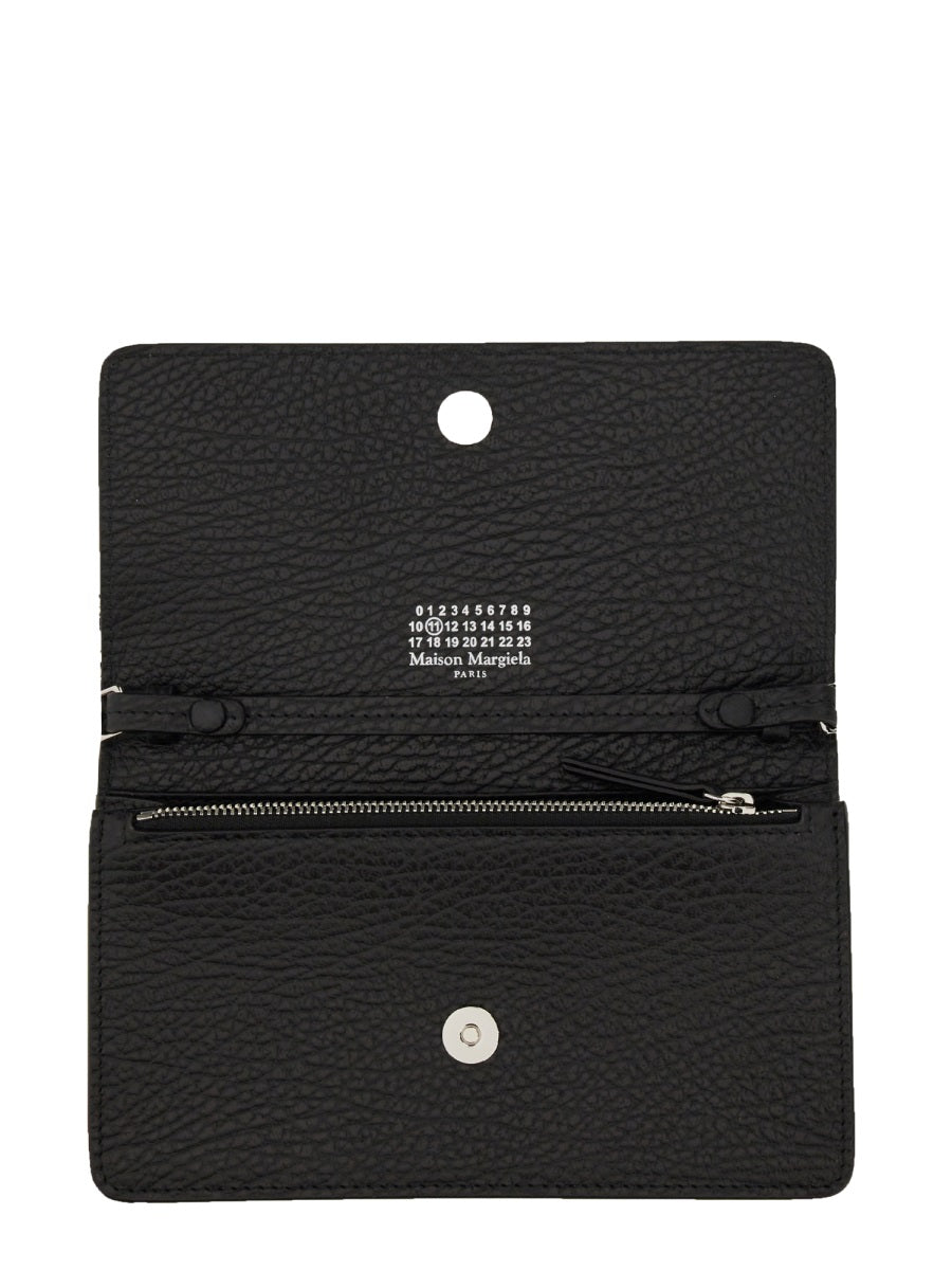 Maison Margiela Unisex Portafoglio "Four Stitches" Con Catena