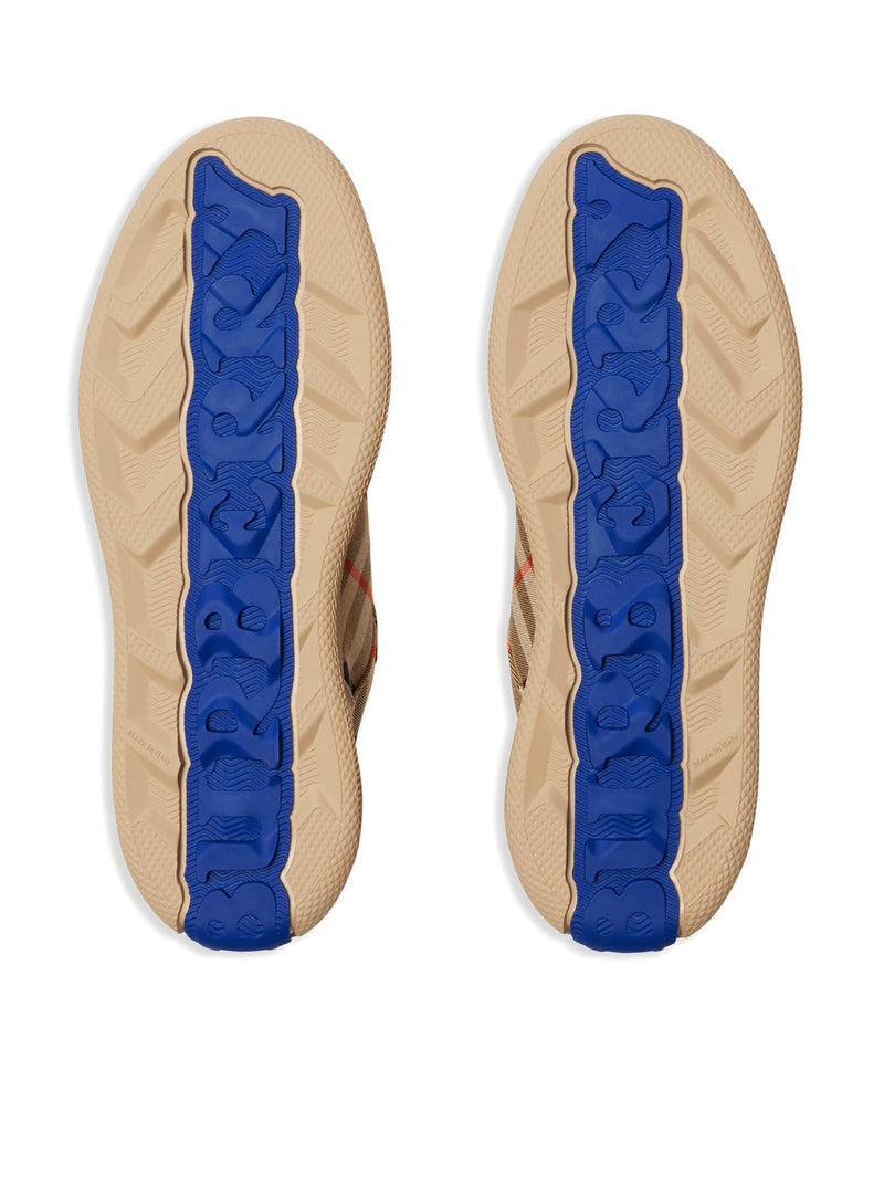 Burberry Men Checked Box Sneakers BURBERRY