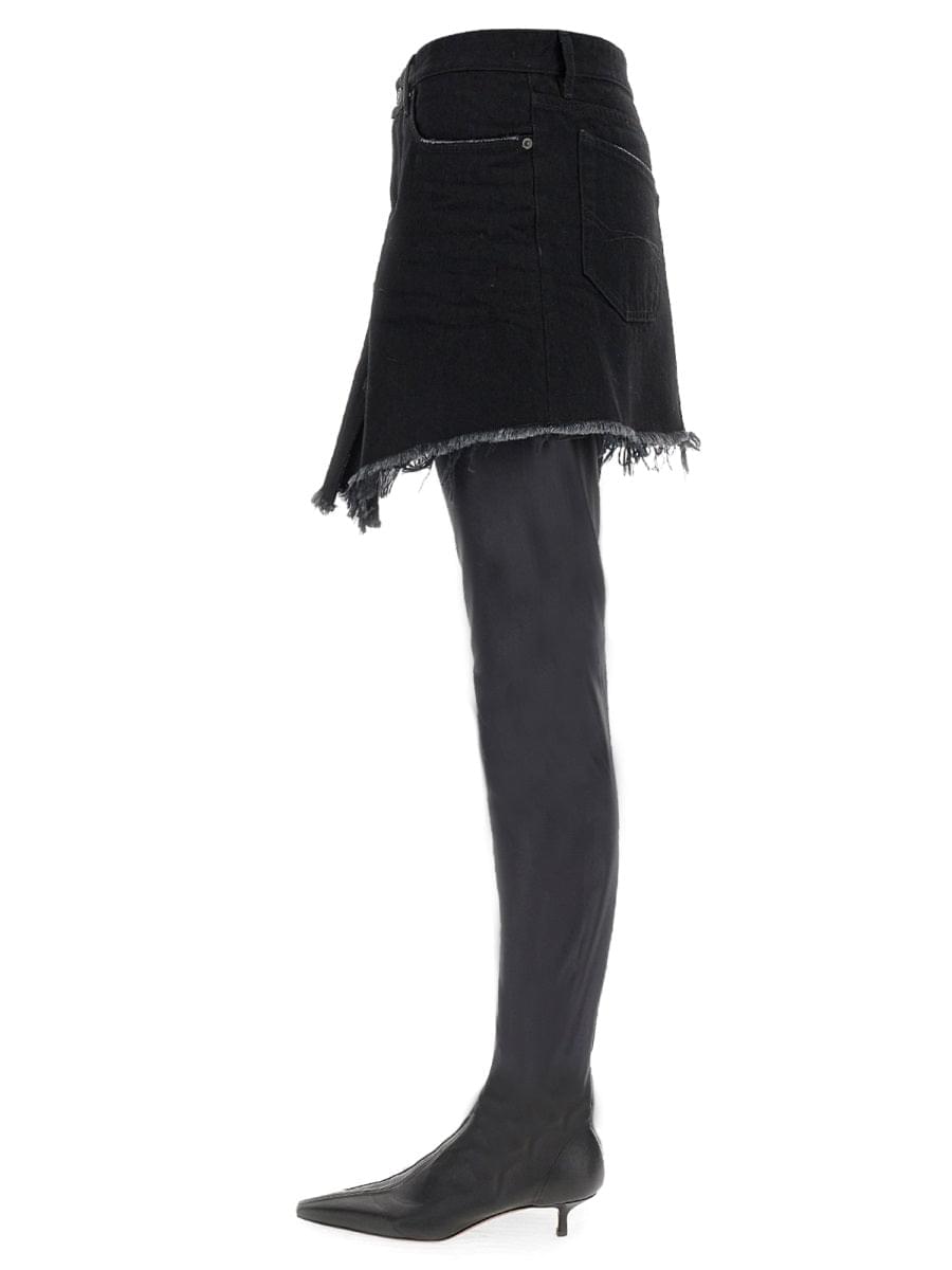 Balenciaga Women Balenciaga Women Mini Cut-Up Skirt BALENCIAGA