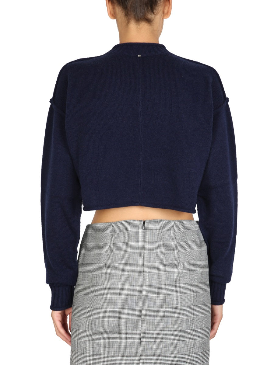 Max Mara Women Wool And Cashmere Crew Neck Sweater