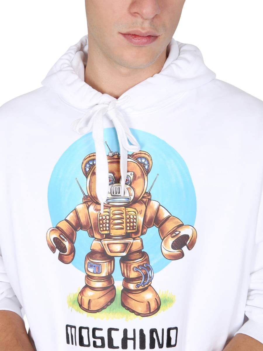 Moschino Men Teddy Print Sweatshirt MOSCHINO
