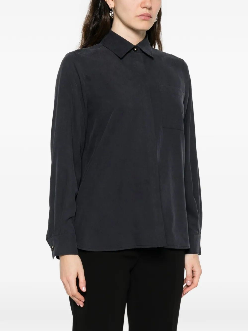 Max Mara Women Siamese Shirt In Washed Silk MAX MARA