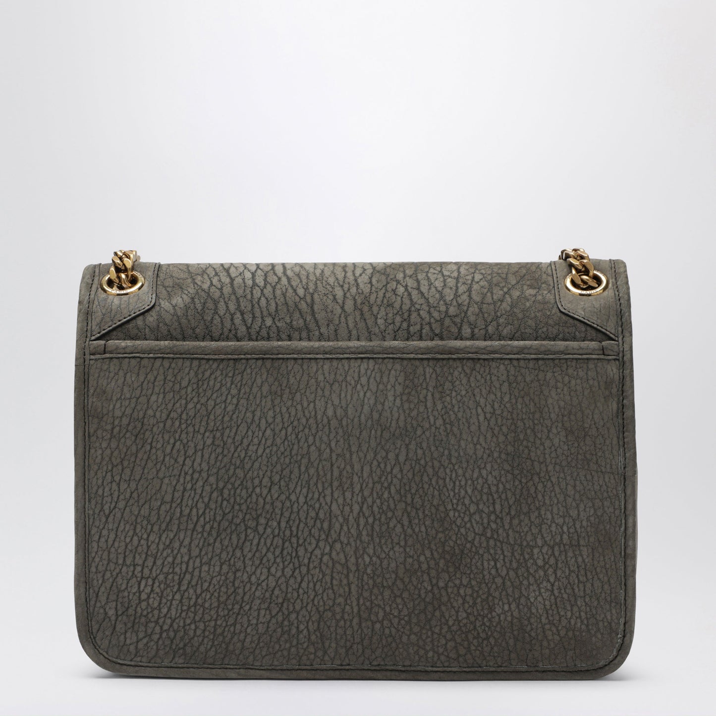 Saint Laurent Niki Crossbody Bag In Zinc Grey Lambskin Leather Women SAINT LAURENT
