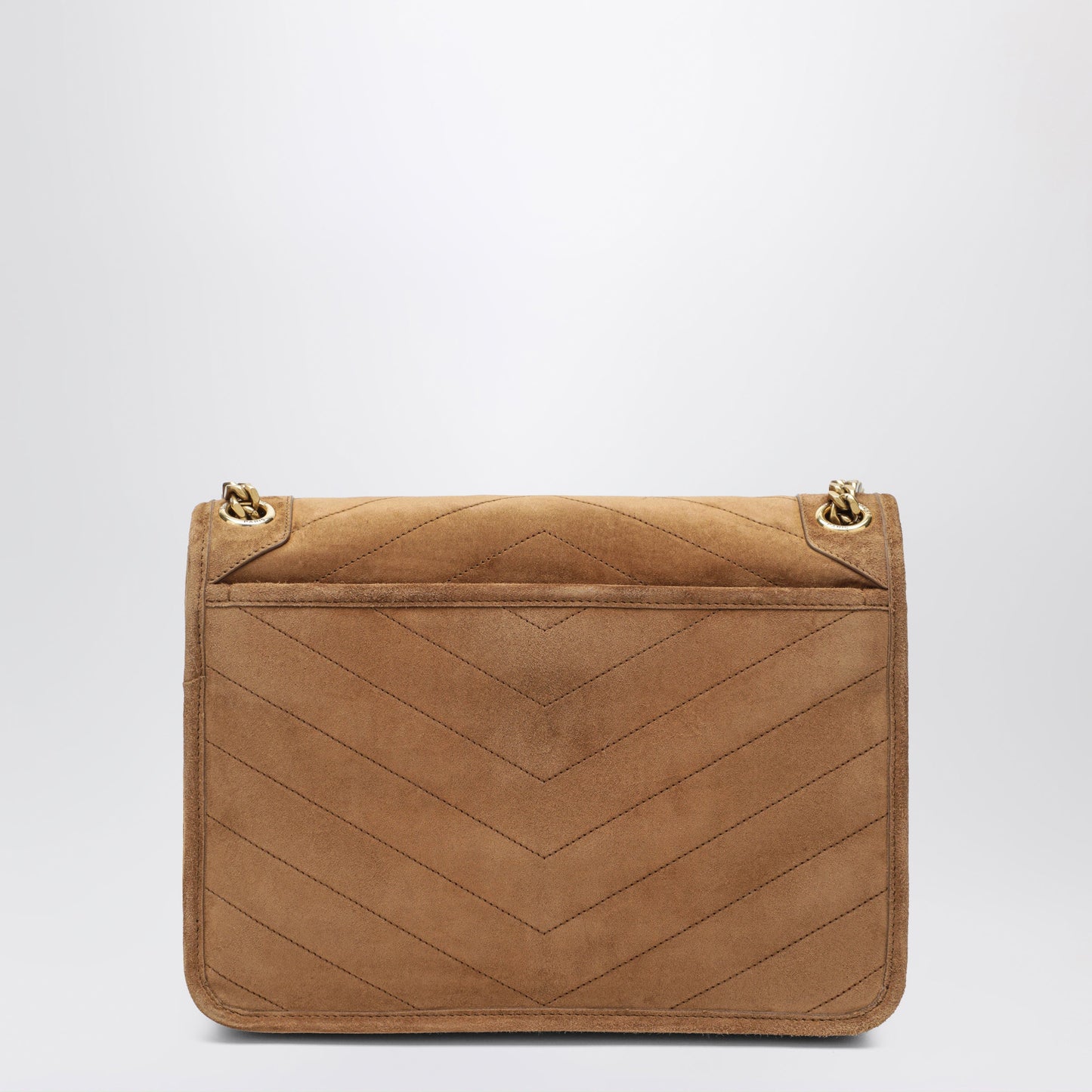 Saint Laurent Niki Medium Cognac Caramel Suede Bag Women SAINT LAURENT