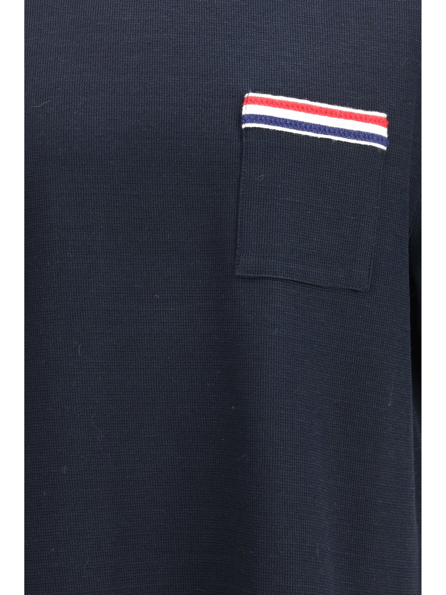 Thom Browne Men Short-Sleeve Cotton-Linen T-Shirt THOM BROWNE