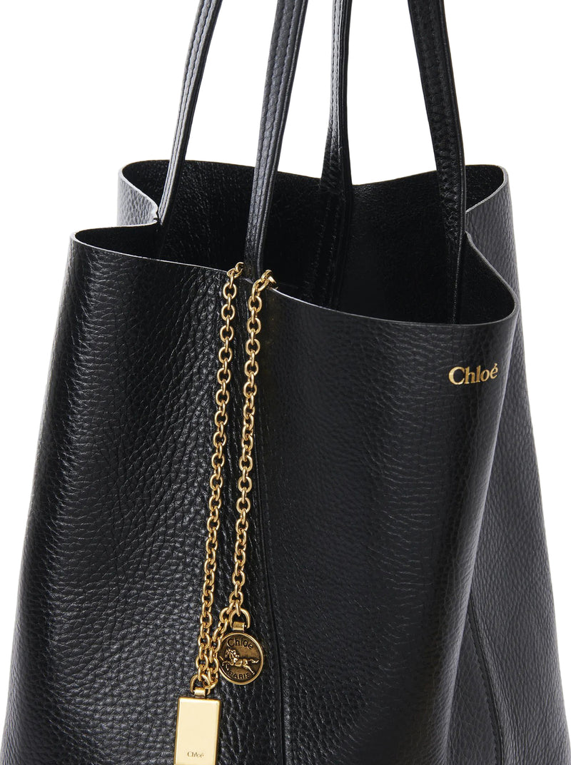 Chloe` Women Chloé Spin Tote Bag In Granate Leather CHLOE