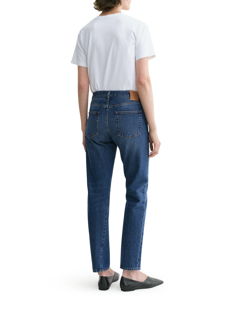 Toteme Women Twisted Seam Denim Worn Blue TOTEME