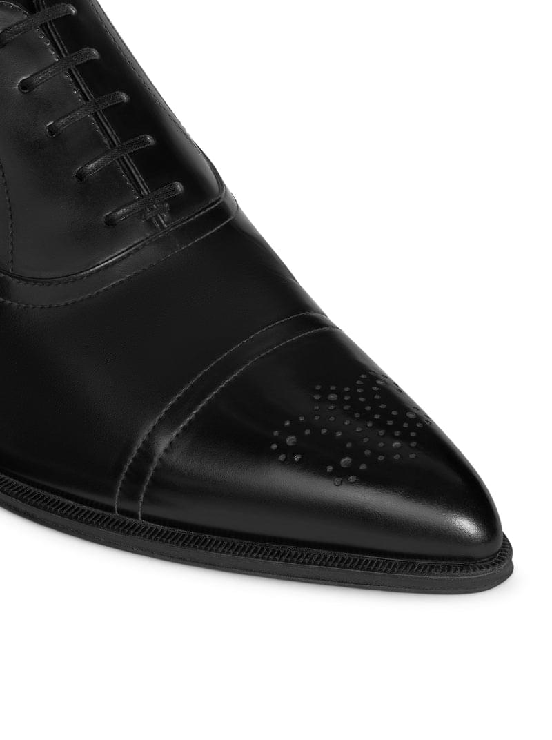 Celine Men Jude Celine Perforated Oxford In Polished Bull Leather CELINE