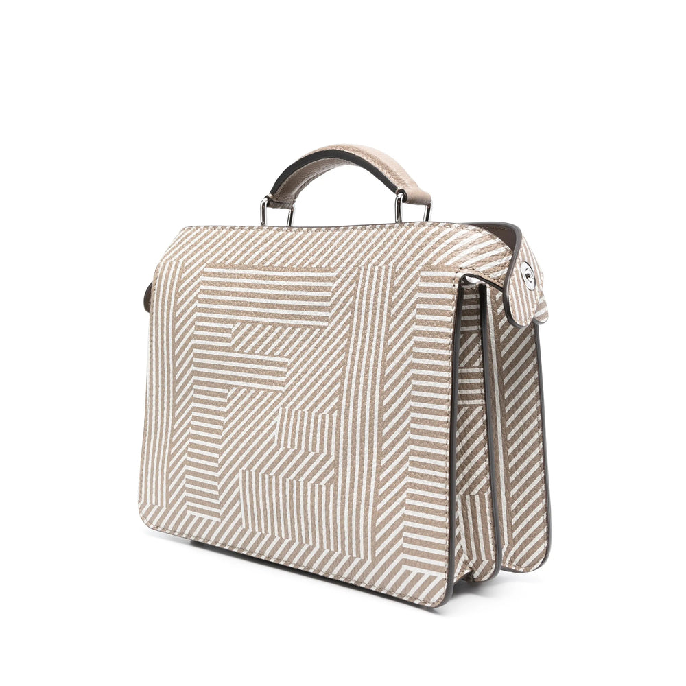 Fendi Neutrals Tote Bags Men Men FENDI