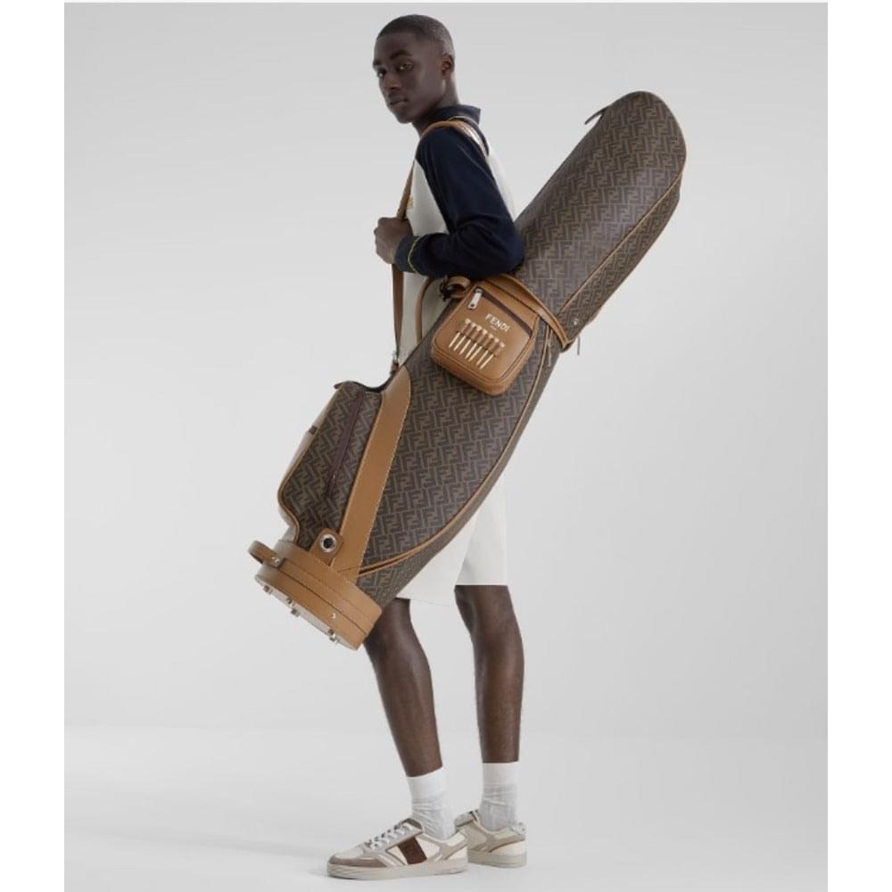 Fendi Brown Shoulder Bags Men FENDI