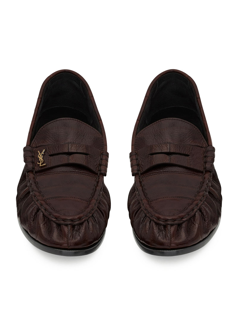 Saint Laurent Men Le Loafer Supple Eel Moccasins SAINT LAURENT