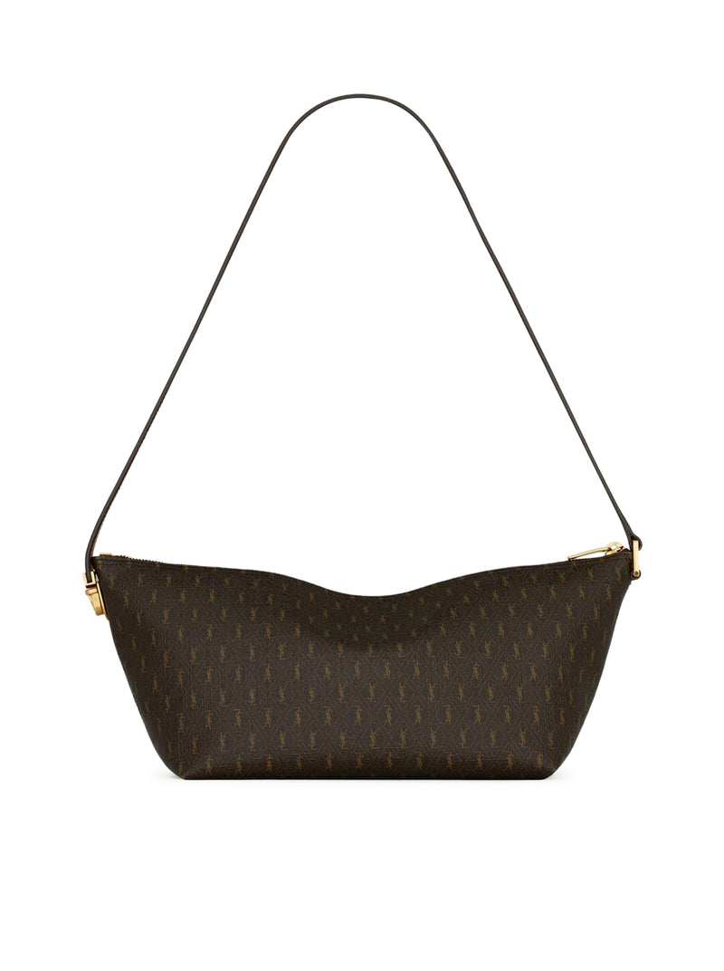 Saint Laurent Men Le Monogramme Shoulder Bag In Monogram Canvas And Smooth Leather SAINT LAURENT