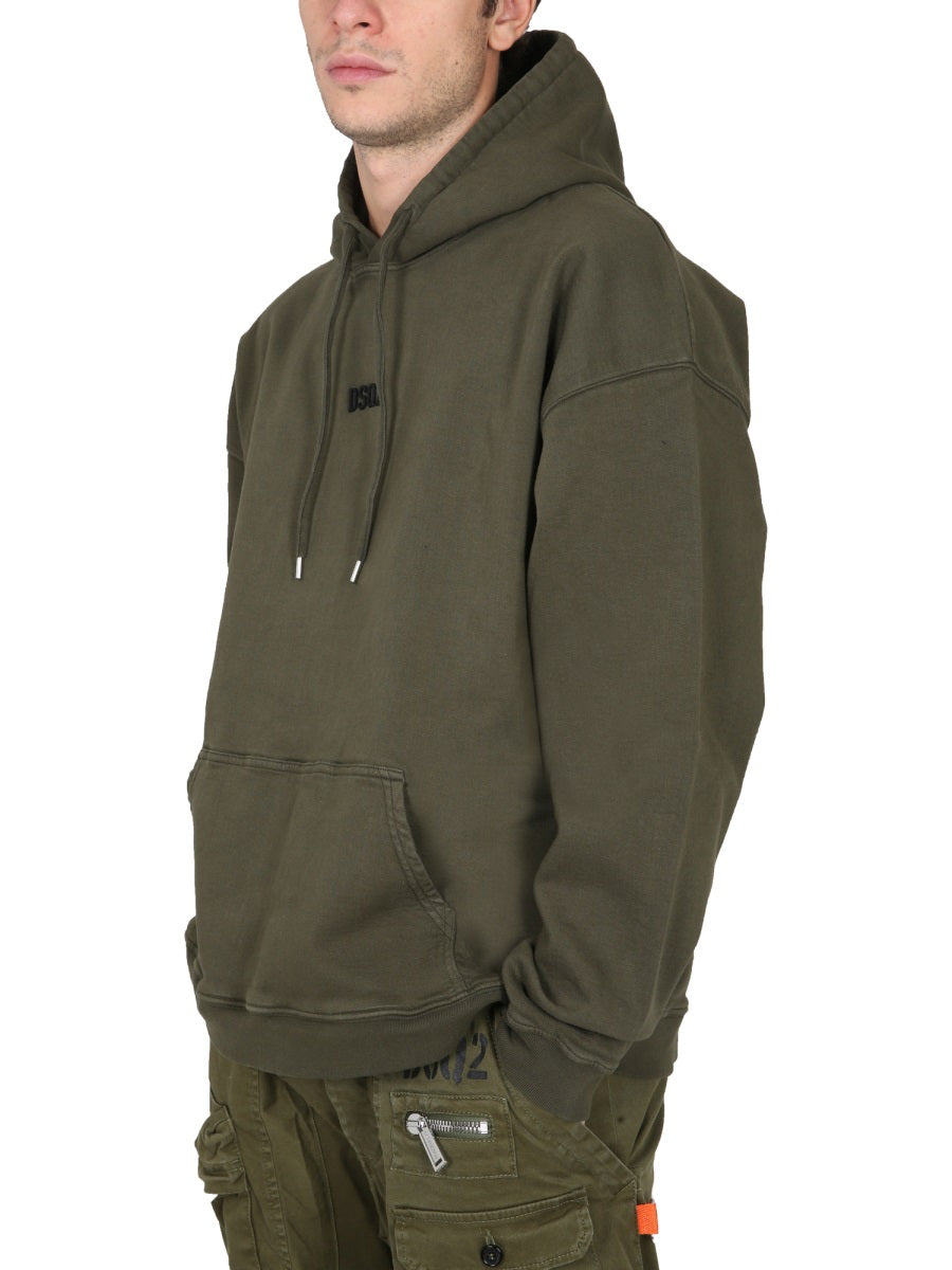 Dsquared2 Men Sweatshirt With Mini Logo DSQUARED2