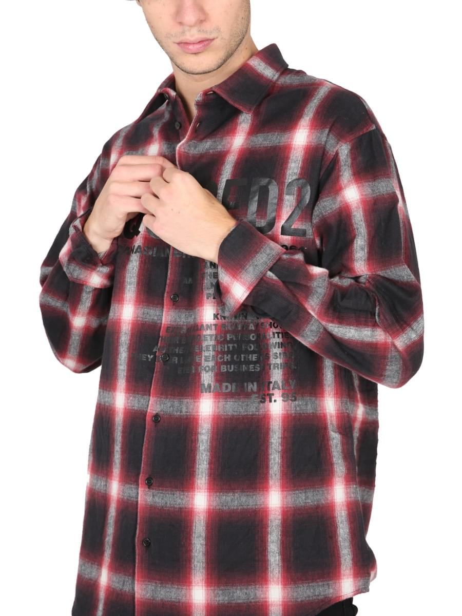 Dsquared2 Men Dsquared Men Logo Print Shirt DSQUARED2