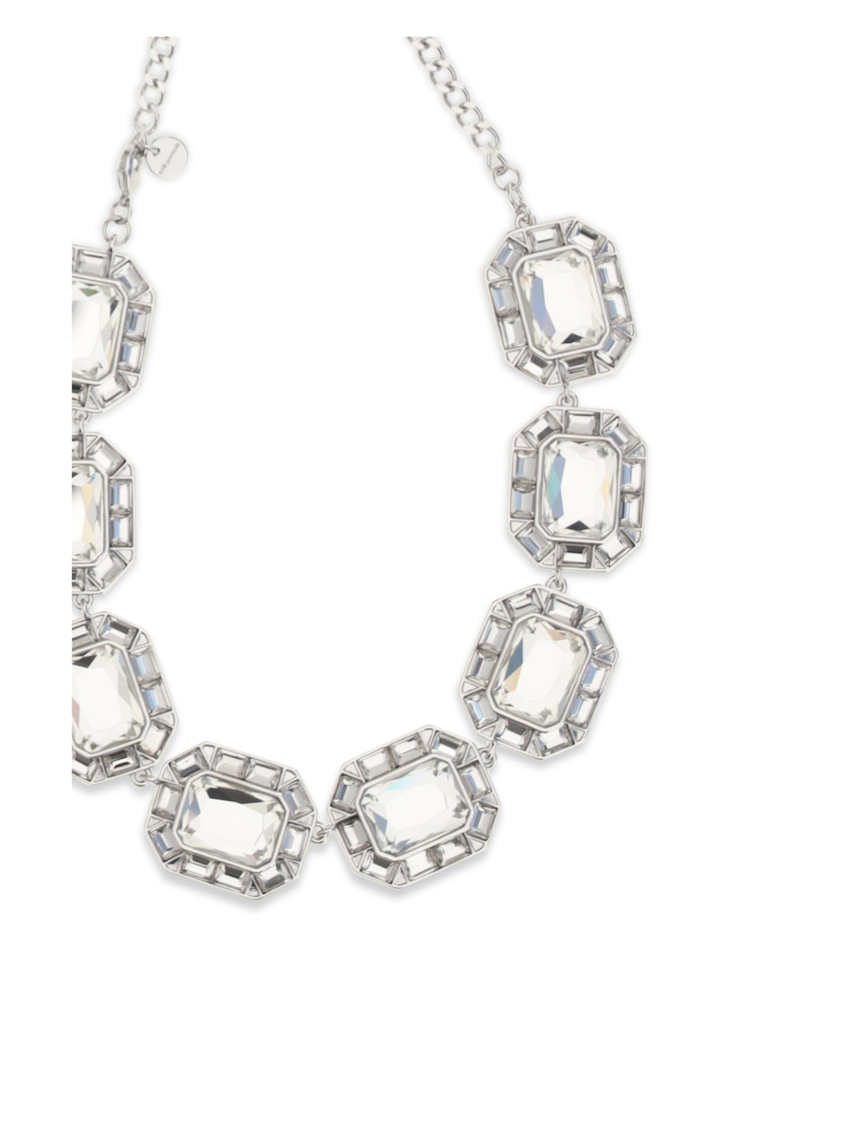 Self-Portrait Women Silver Crystal Necklace SELF-PORTRAIT