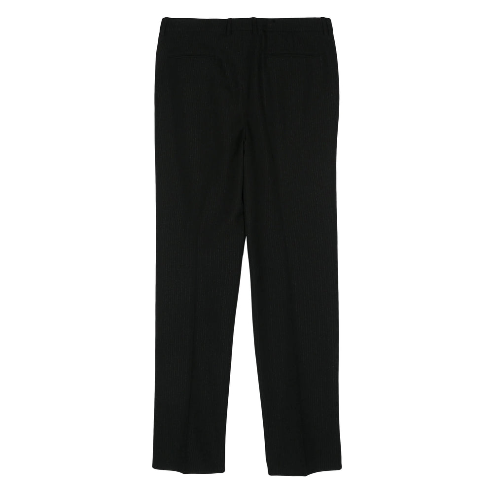 Saint Laurent Black Trousers - Regular & Straight-Leg Trousers Men SAINT LAURENT