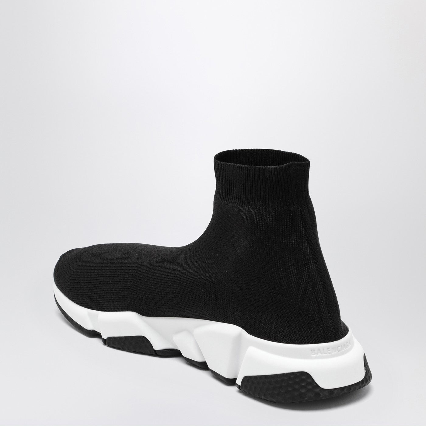Balenciaga Black Mesh And White Speed Sneakers Men BALENCIAGA