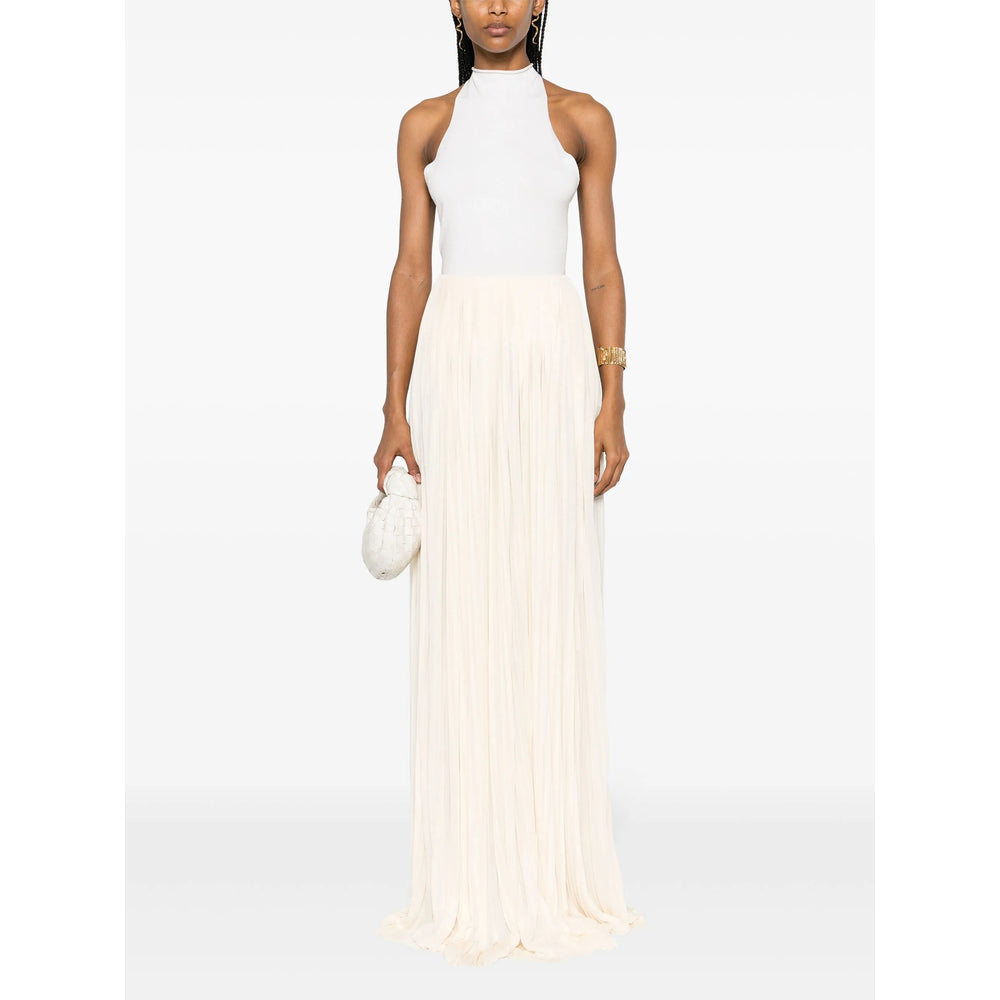 Saint Laurent Neutrals Skirts - Pleated Skirts Women SAINT LAURENT