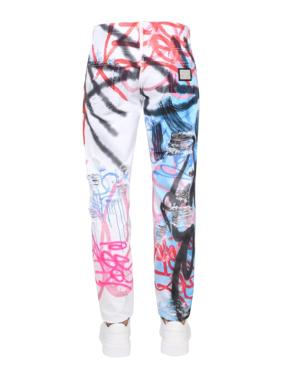 Dolce & Gabbana Men Loose Fit Jeans DOLCE & GABBANA