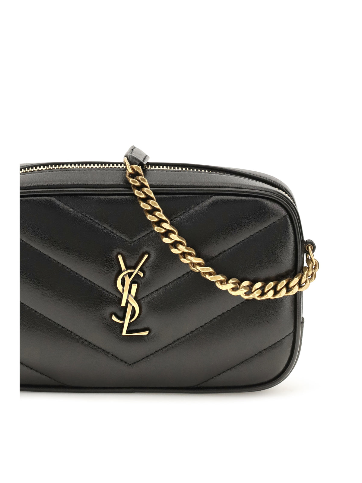 Saint Laurent Women Loulou Mini Leather Shoulder Bag SAINT LAURENT