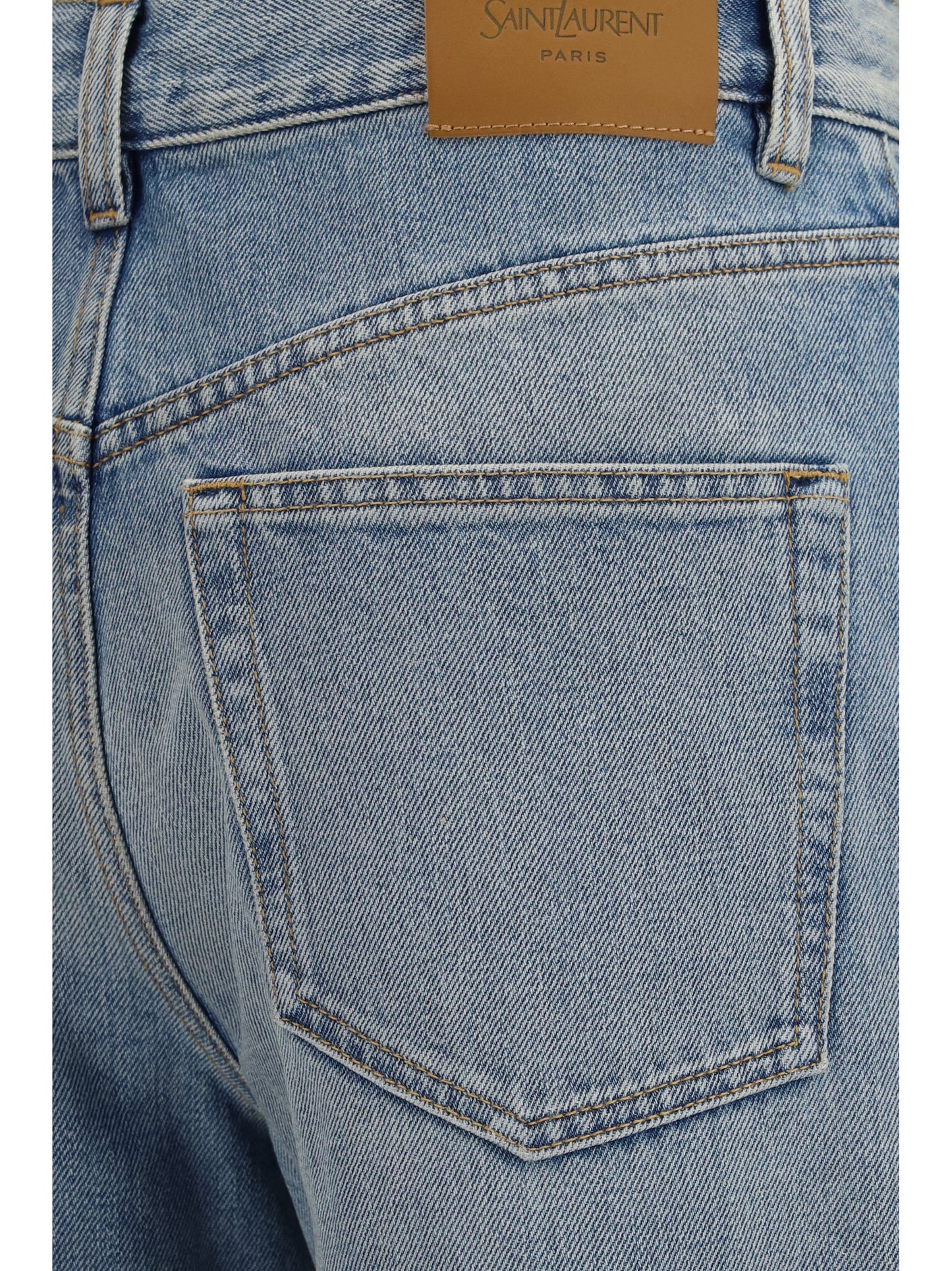 Saint Laurent Women 90'S High-Waisted Wide-Leg Jeans SAINT LAURENT