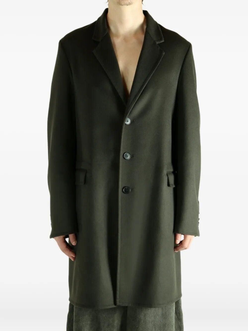 Givenchy Men Wool And Cashmere Coat GIVENCHY