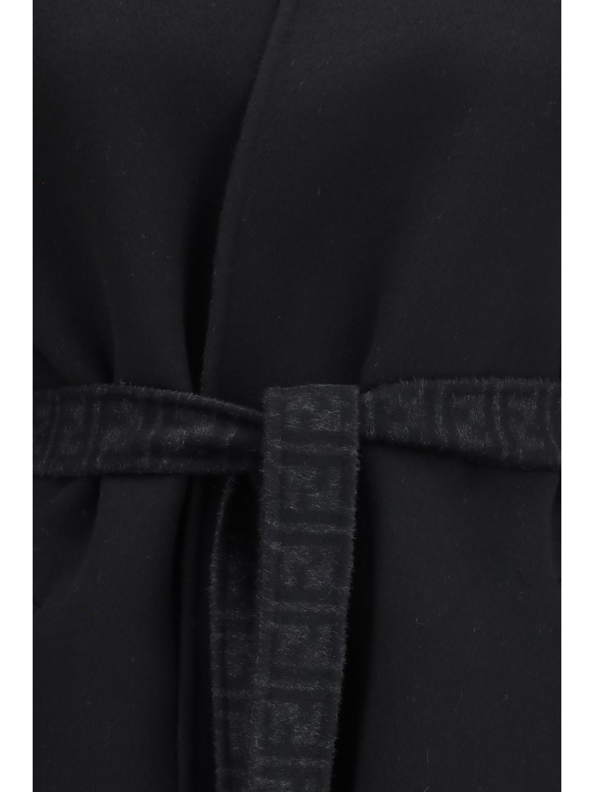 Fendi Women Ff Zucca Wool Coat FENDI