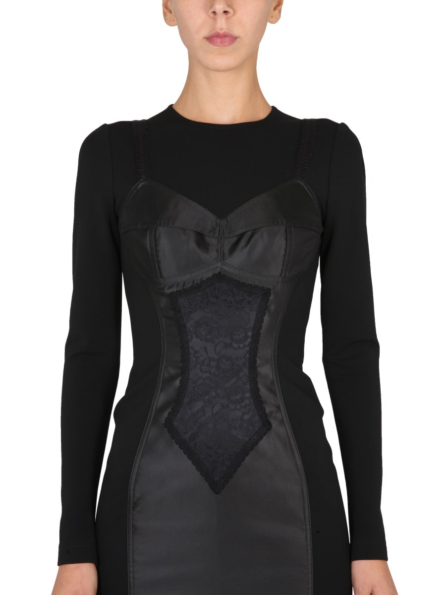 Dolce & Gabbana Women Sequin Midi Dress DOLCE & GABBANA
