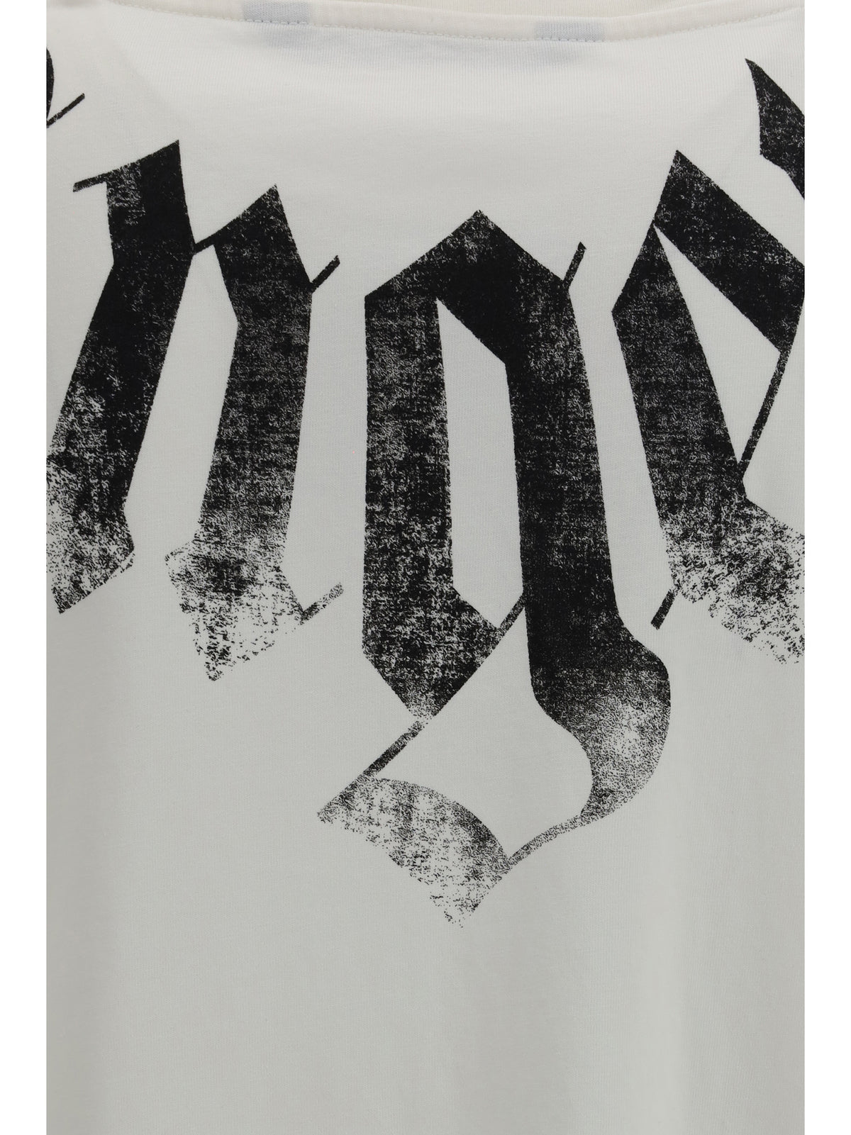 Palm Angels Men Big Neck Logo T-Shirt PALM ANGELS