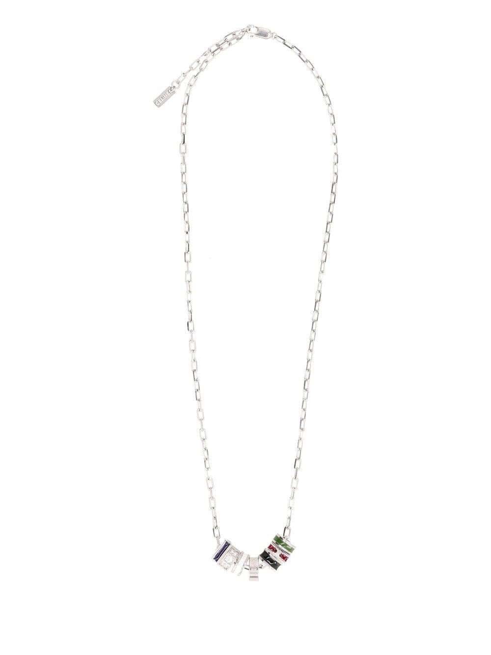 Celine Men Chain Necklace With Pendants CELINE