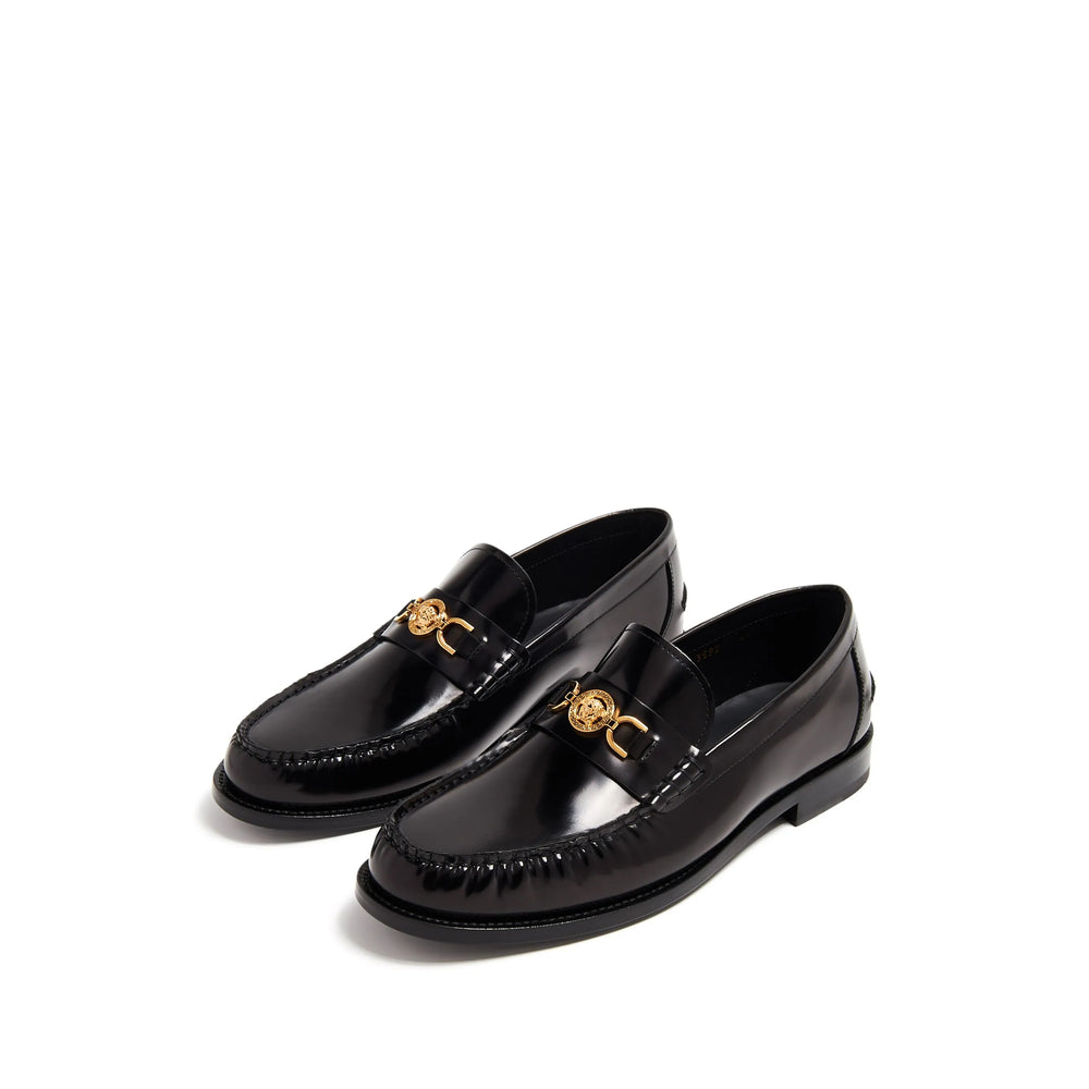 Versace Black Loafers Men VERSACE