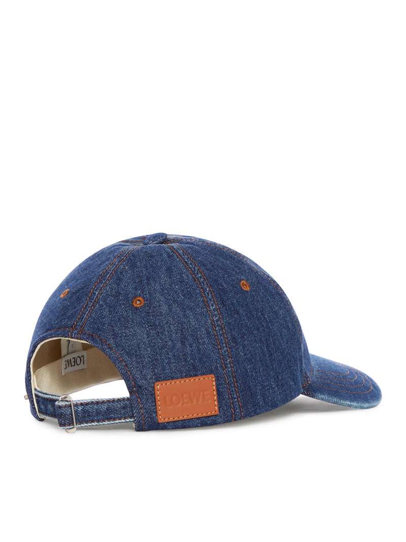 Loewe Men Loewe Cap In Denim LOEWE