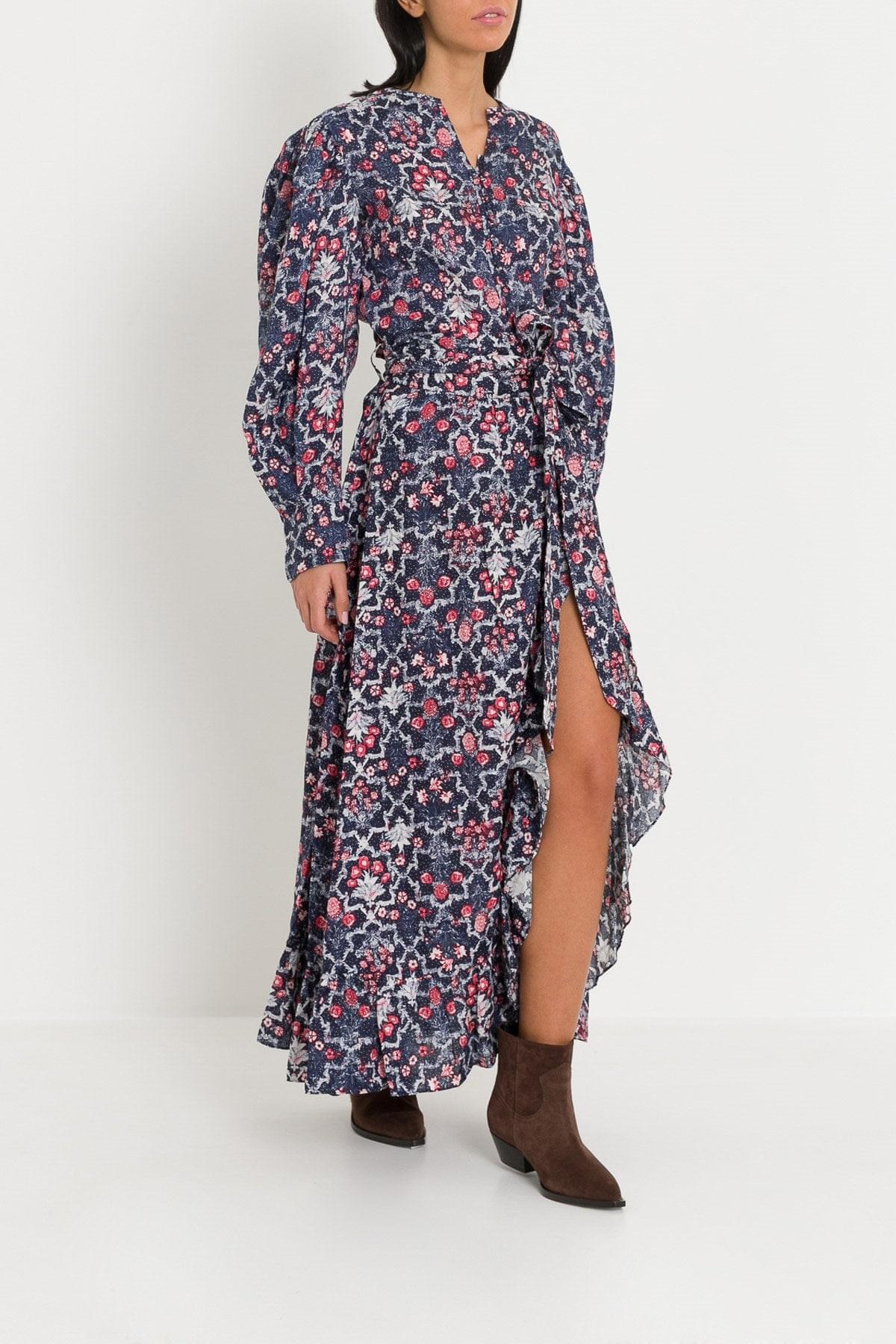 Isabel Marant Etoile Women Wrap Long Skirt With Flounce ISABEL MARANT ETOILE