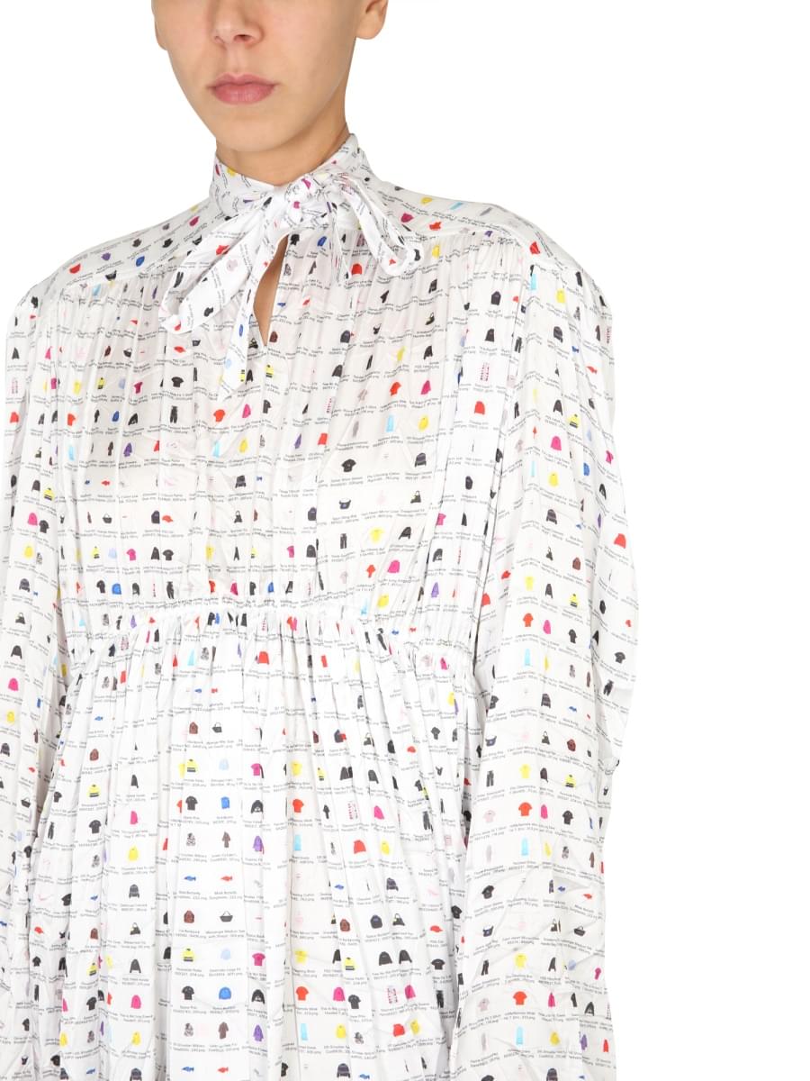Balenciaga Women "Paper Crush Floral" Dress BALENCIAGA