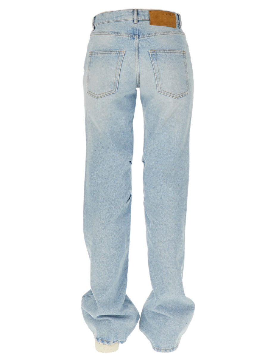 Off-White Women Beach Baby Baggy Jeans OFF-WHITE