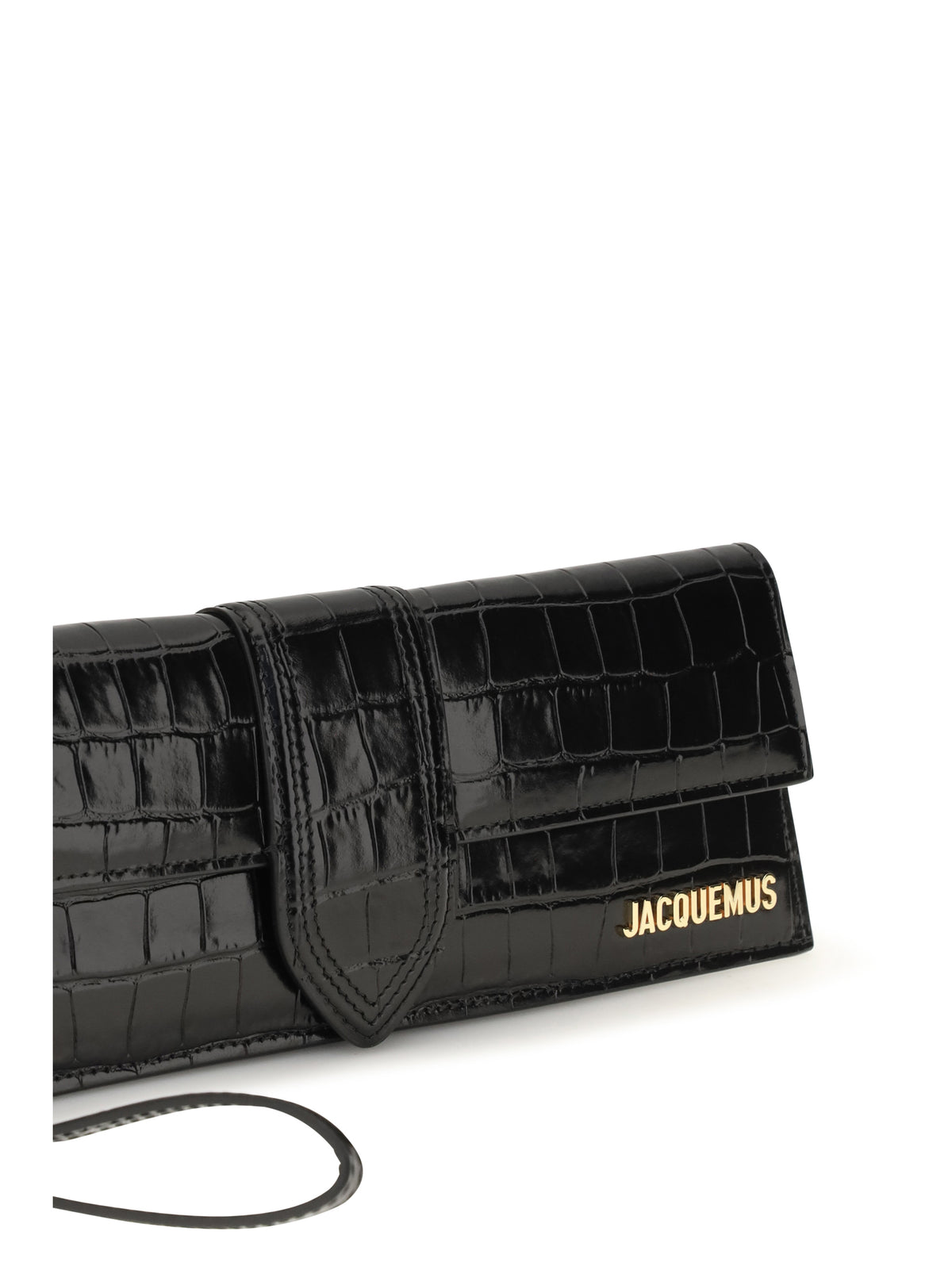 Jacquemus Women Crocodile-Effect Bambino Pouch JACQUEMUS