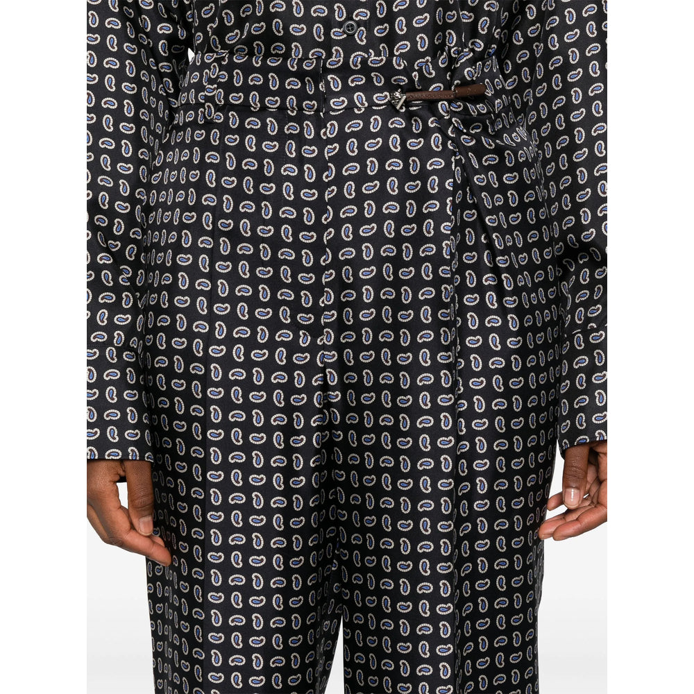 Prada Blue Trousers - Tailored Trousers Women PRADA