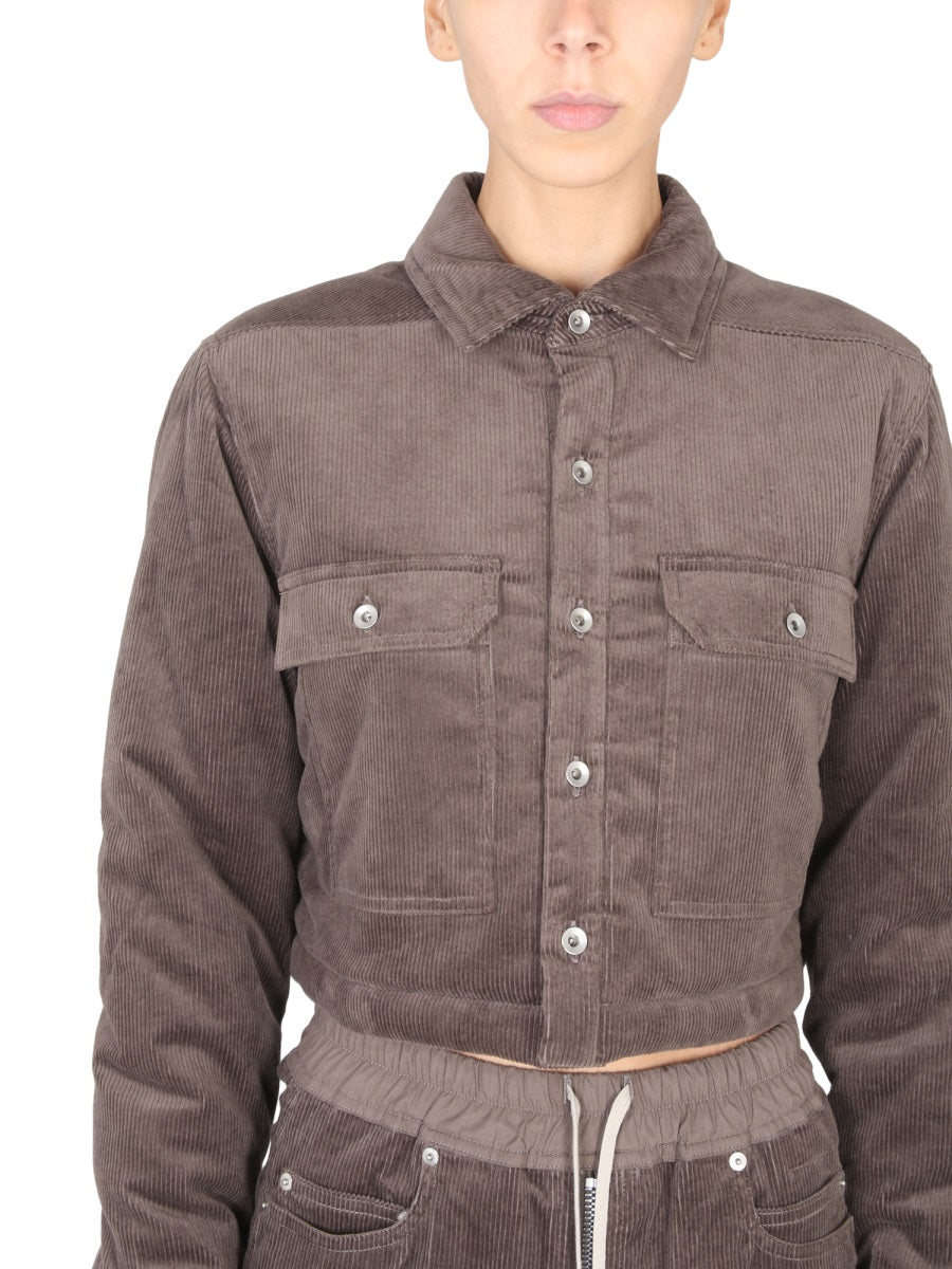 Rick Owens Women Rick Owens Drkshdw Women Cropped Jacket RICK OWENS