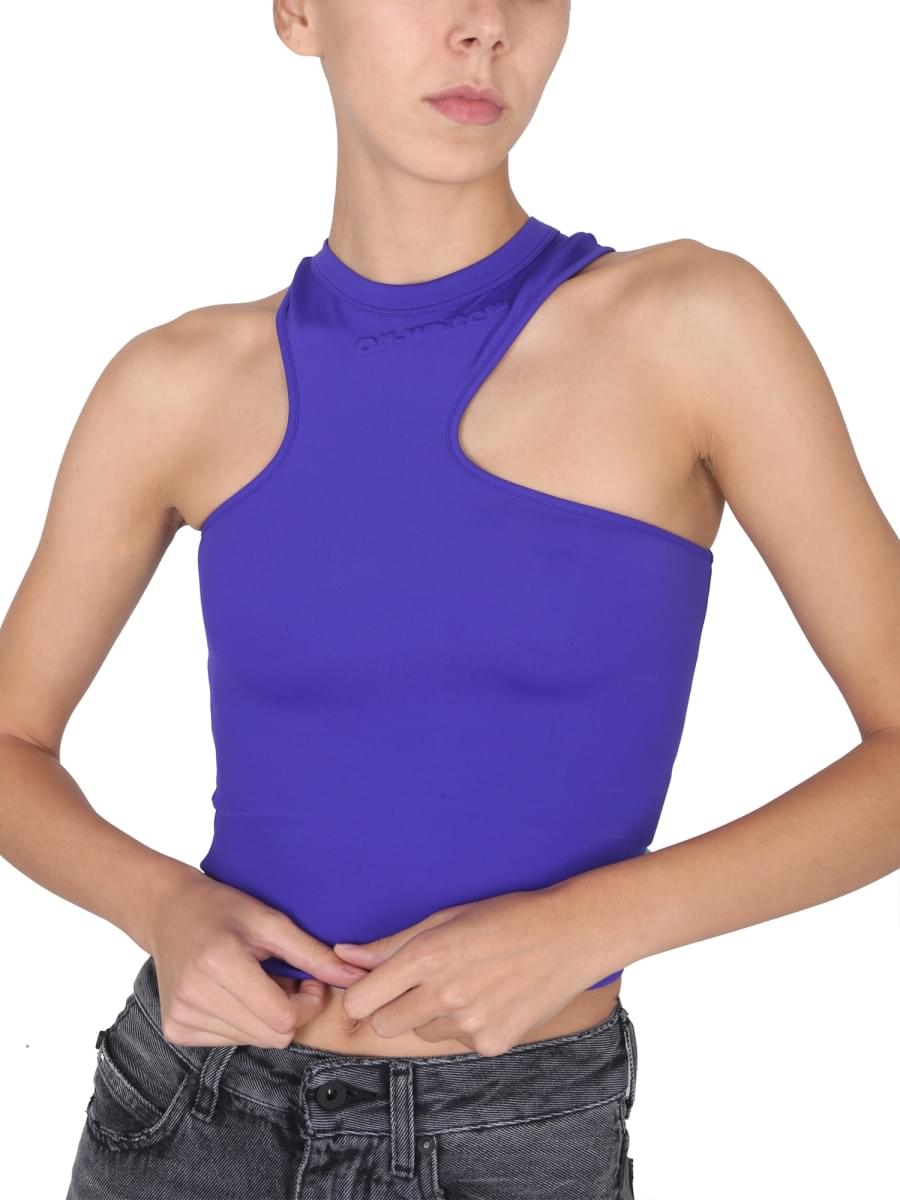 Off-White Women Top With Embossed Logo OFF-WHITE