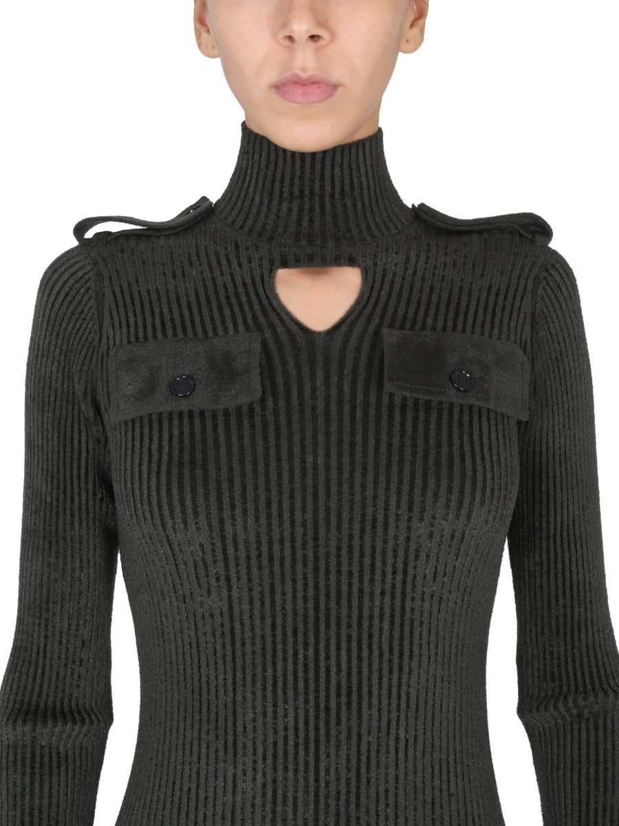 Bottega Veneta Women Maglia Military BOTTEGA VENETA