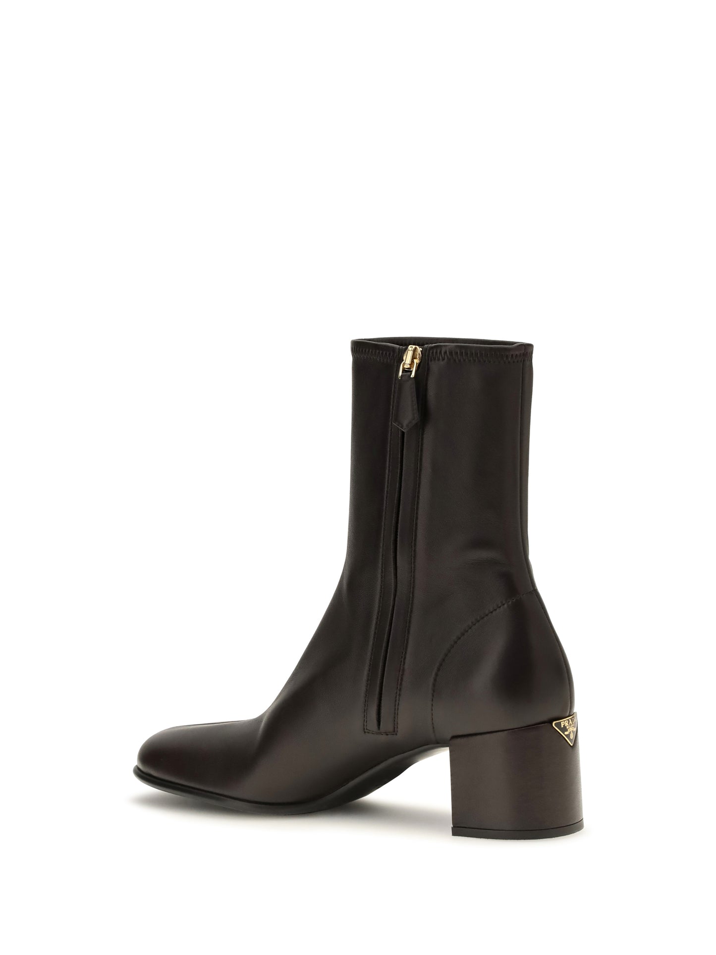 Prada Women Stretch Nappa Leather Ankle Boots PRADA