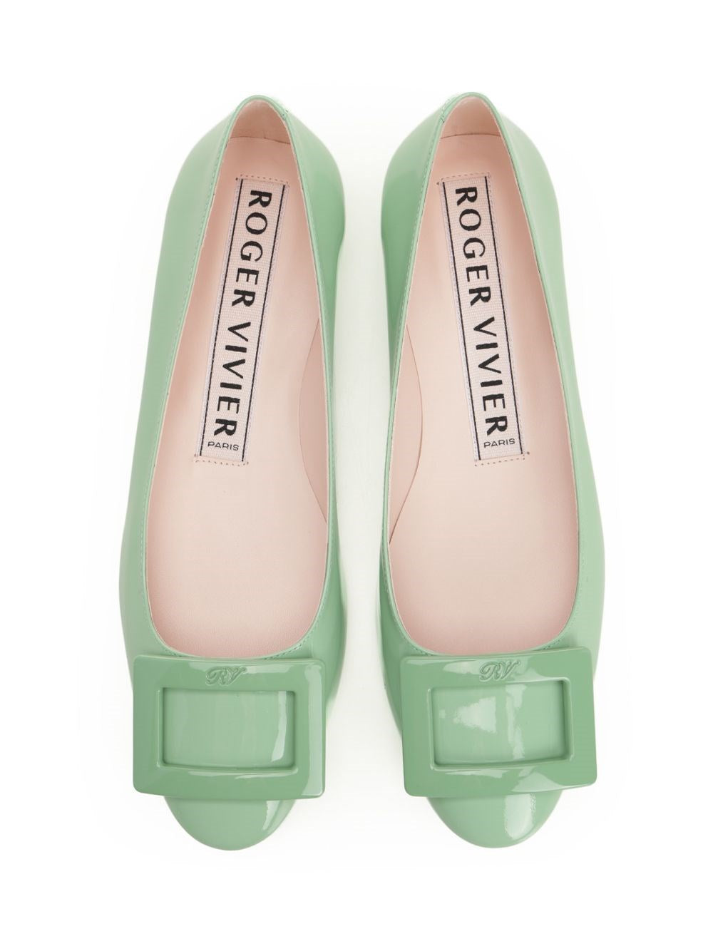Roger Vivier Women Patent Leather Gommettine Ballerinas ROGER VIVIER