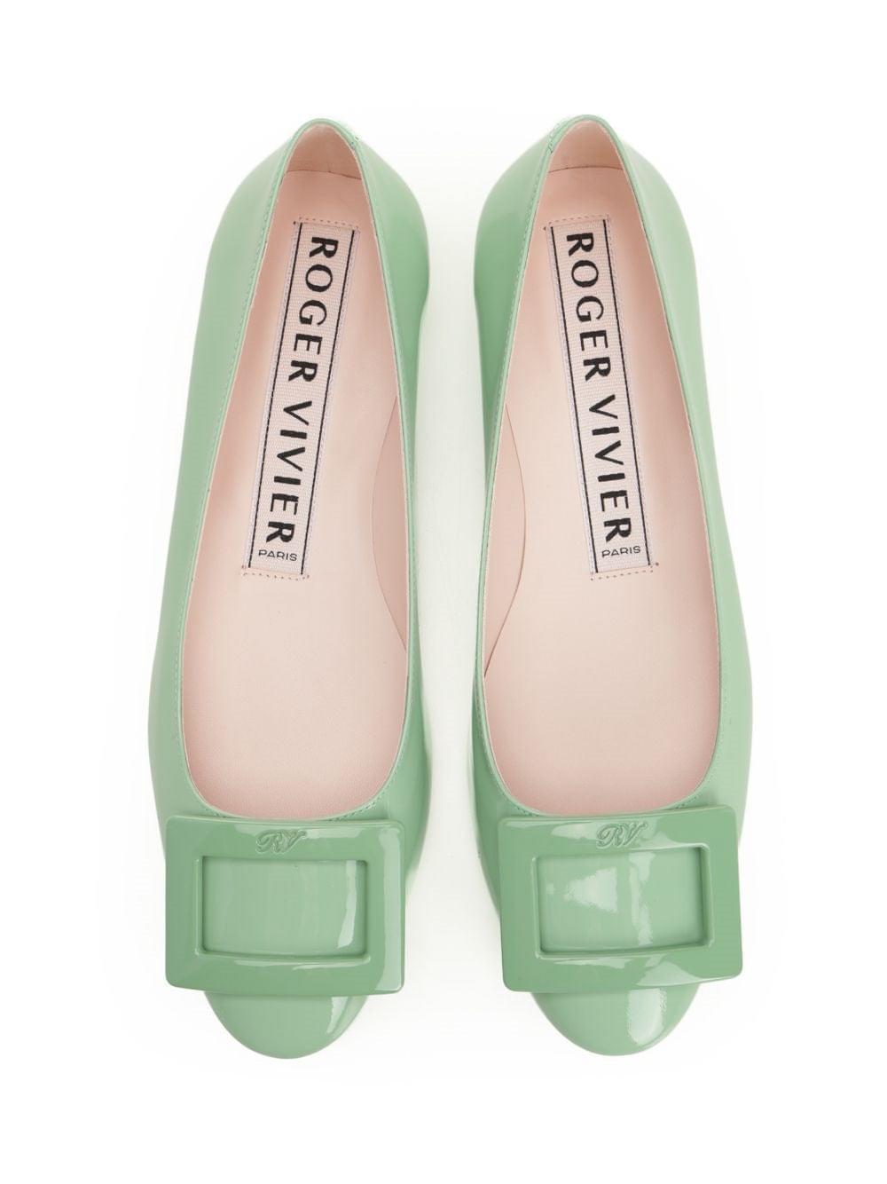 Roger Vivier Women Patent Leather Gommettine Ballerinas ROGER VIVIER