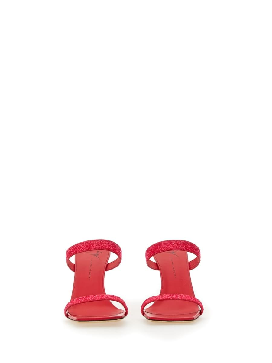 Giuseppe Zanotti Women Mules With Glitter GIUSEPPE ZANOTTI