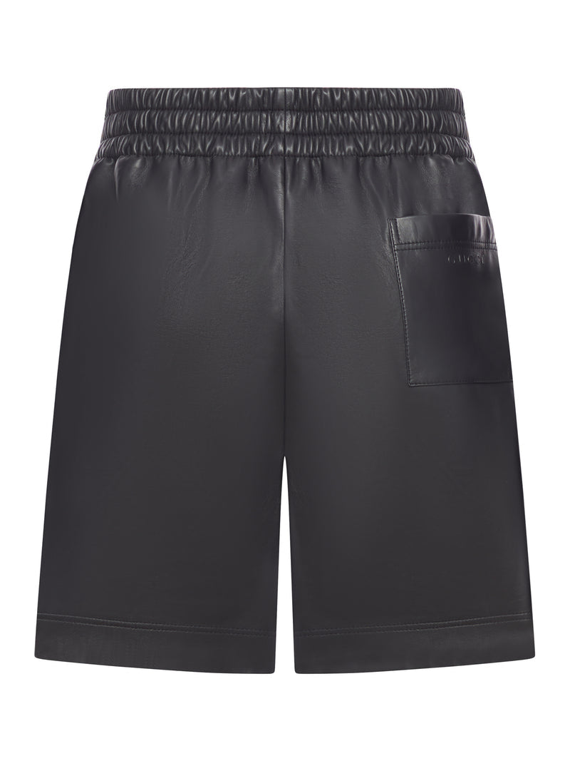 Gucci Men Leather Shorts GUCCI
