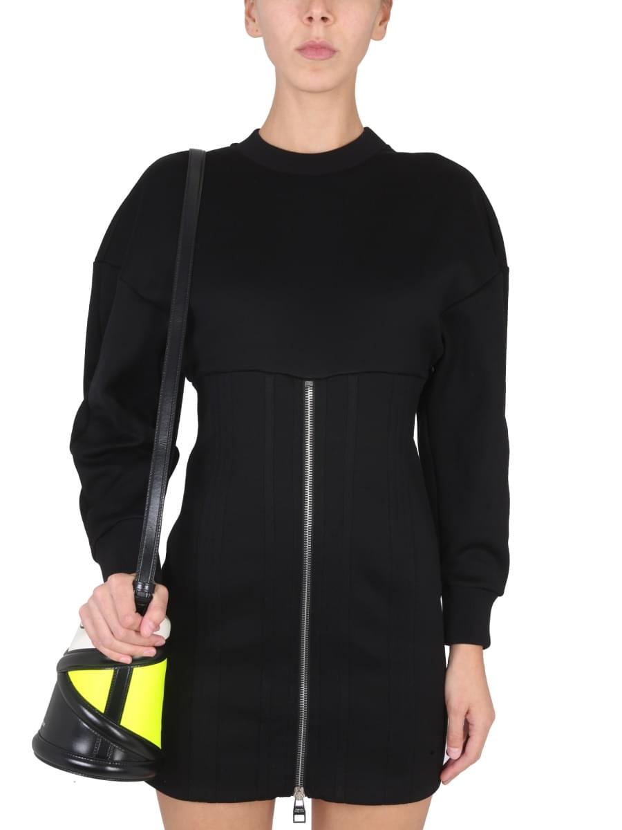 Alexander Mcqueen Women Mini Dress With Cocoon Sleeves ALEXANDER MCQUEEN